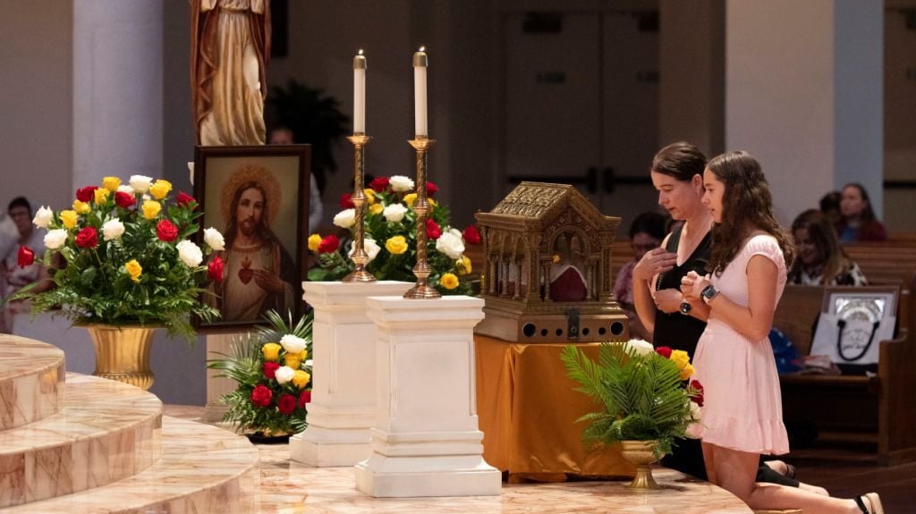 Peregrinação das relíquias de Santa Margarida Maria Alacoque nos EUA