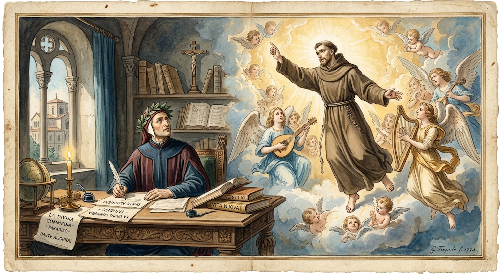 São Francisco de Assis descrito por Dante Alighieri: a biografia do Poverello segundo a Divina Coméd