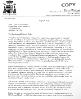 Diocese de Pittsburgh extingue única Missa Latina diocesana após 20 anos
