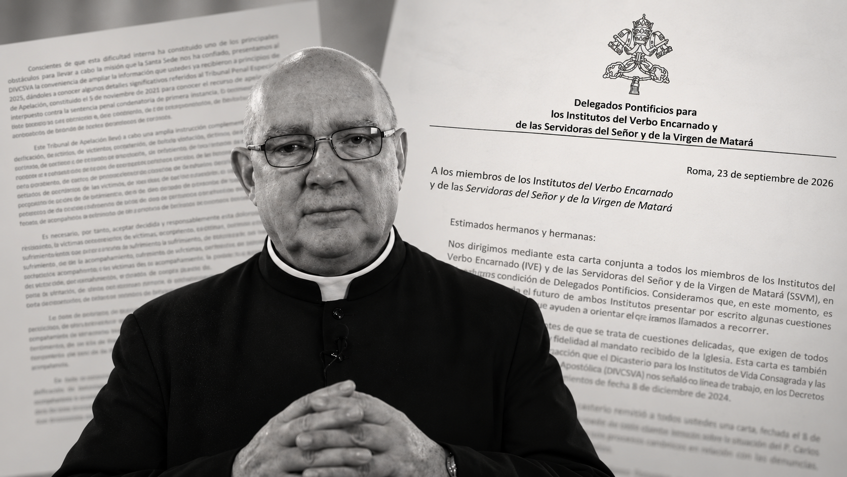 Delegados pontificios do IVE comunicam conclusões dos processos canônicos sobre Buela