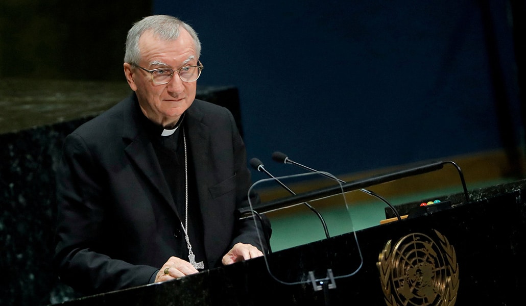 Parolin defende na ONU a vida «da concepção à morte natural» e denuncia perseguição a cristãos