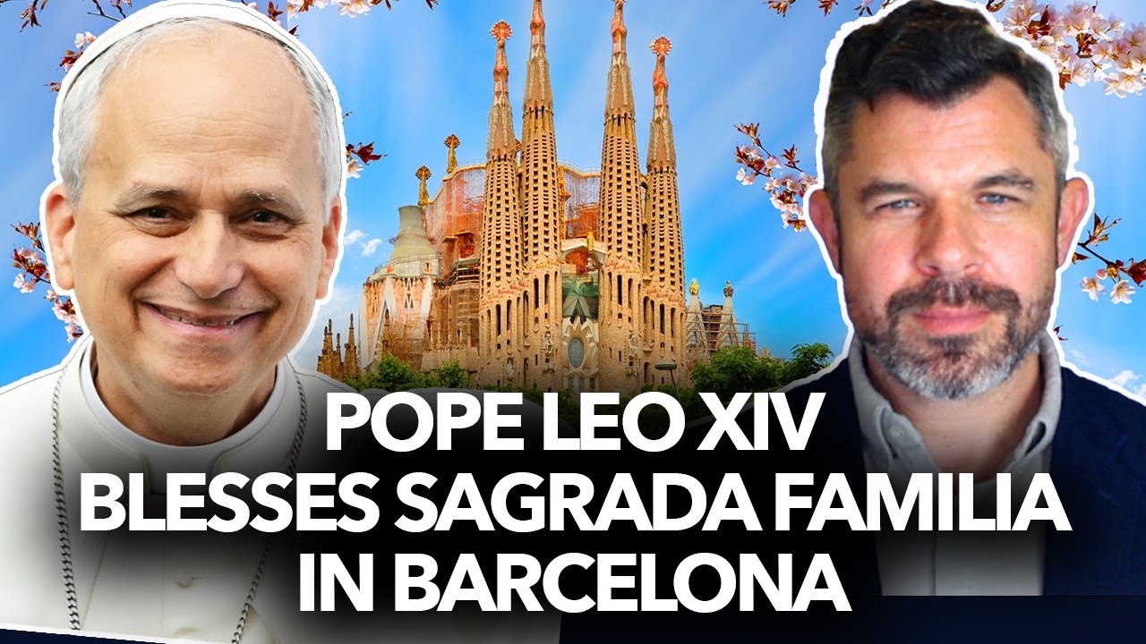 "Papa" Leão XIV abençoa Sagrada Família e celebra Missa em Barcelona no centenário de Gaudí