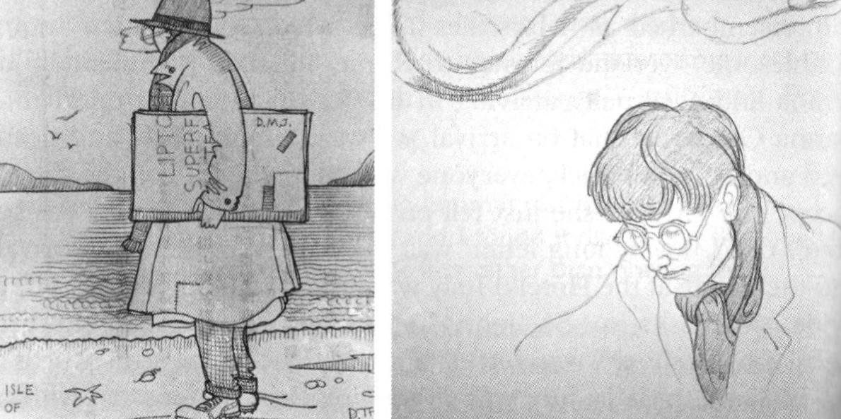 David Jones em 1925: Visitas a Capel-y-ffin e Caldey Marcam Virada Artística e Espiritual