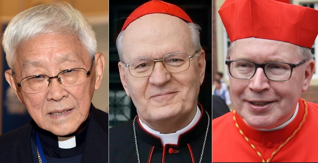 Cardeais Zen, Erdő e Eijk faltarão ao Consistório Extraordinário do "Papa" Leão XIV