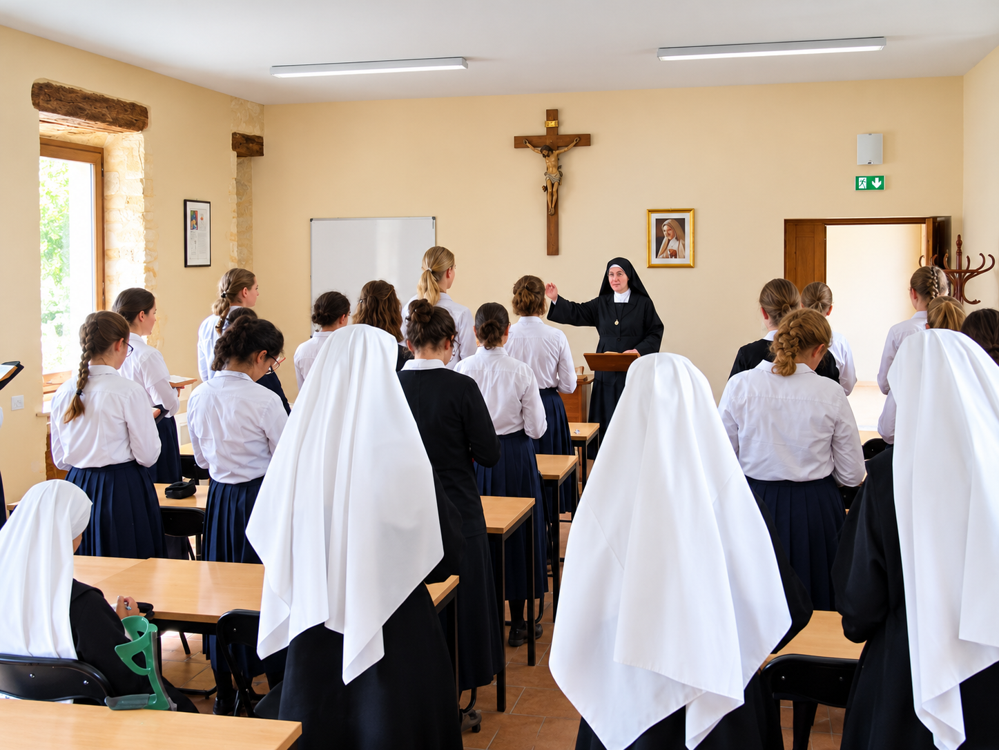 Noviciado das Irmãs da Fraternidade São Pio X recebe 15 postulantes em Ruffec