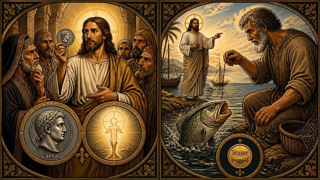 Dai a César, dai a Pedro: os dois tributos do Evangelho de São Mateus